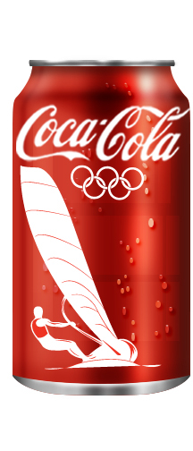 Olympics tokyo Coca Cola sports poster crane bird
