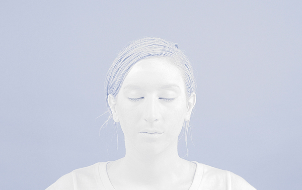 avatar human white skin milk portrait Portraiture creative porcelain closed eyes profil menelle