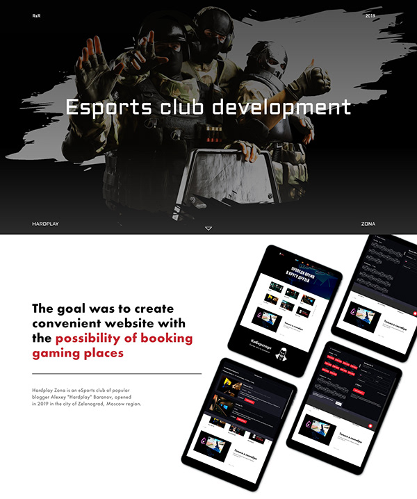 Esports club website