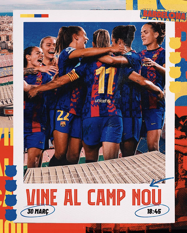 Poster Series for Fc Barcelona.