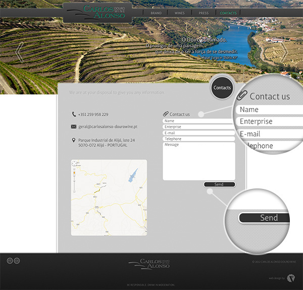 wine Catalogue vinho site Web Website producer Portugal portuguese