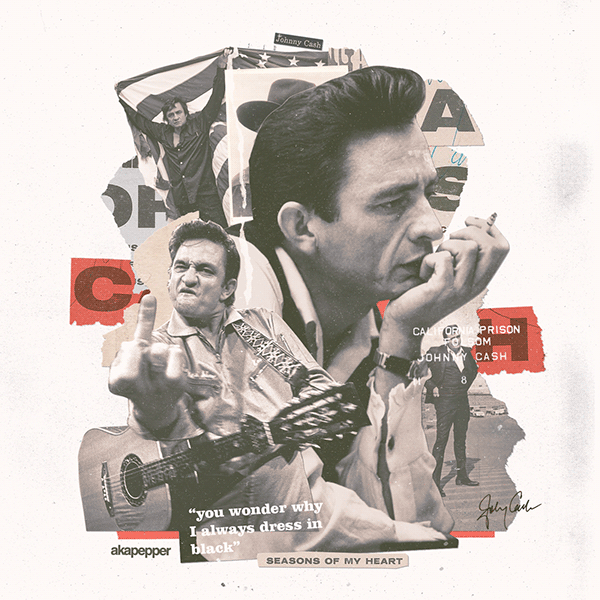 Johnny Cash - Collage