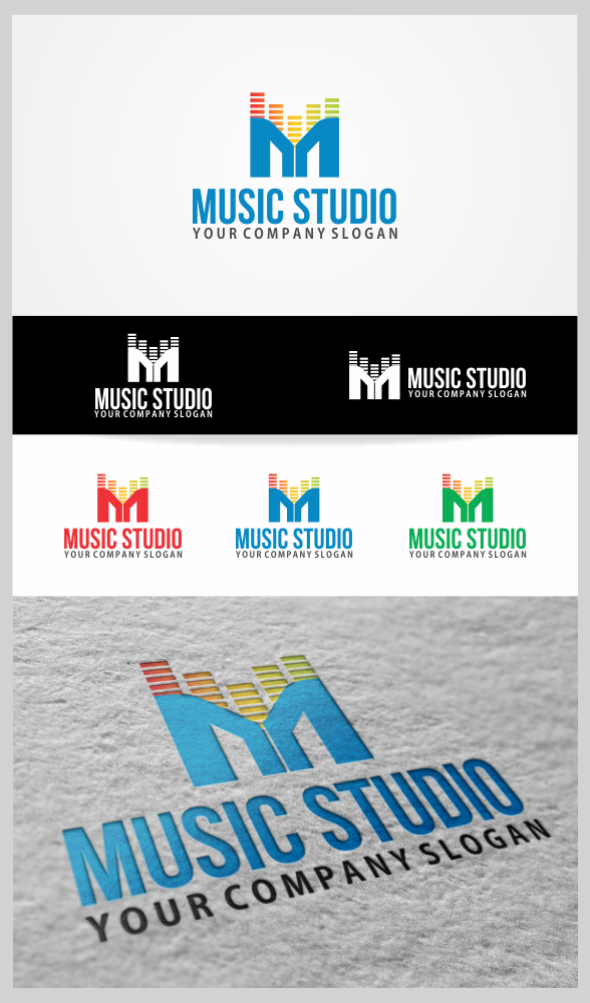 logo studio music