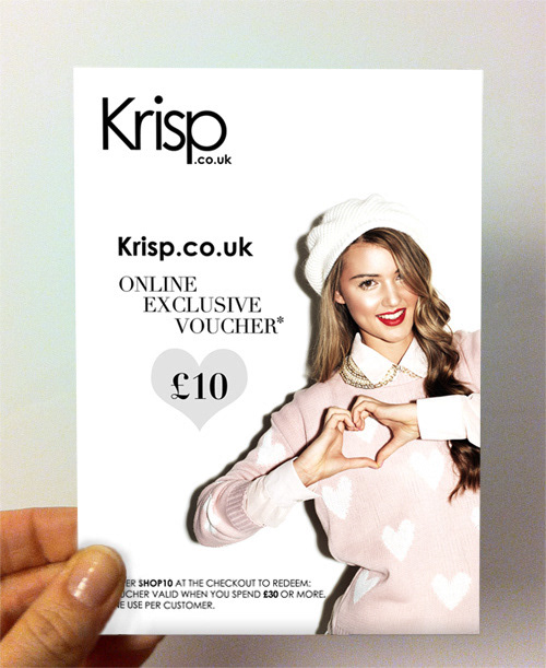 print banners Krisp banner Website Email newsletter valentines online landing page campaign homepage