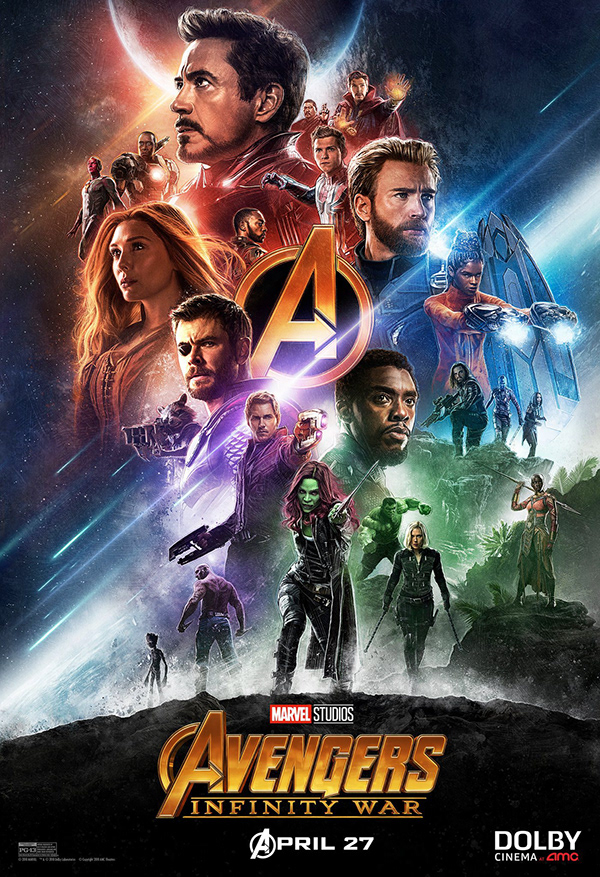 Avengers: Infinity War Dolby Cinema Poster