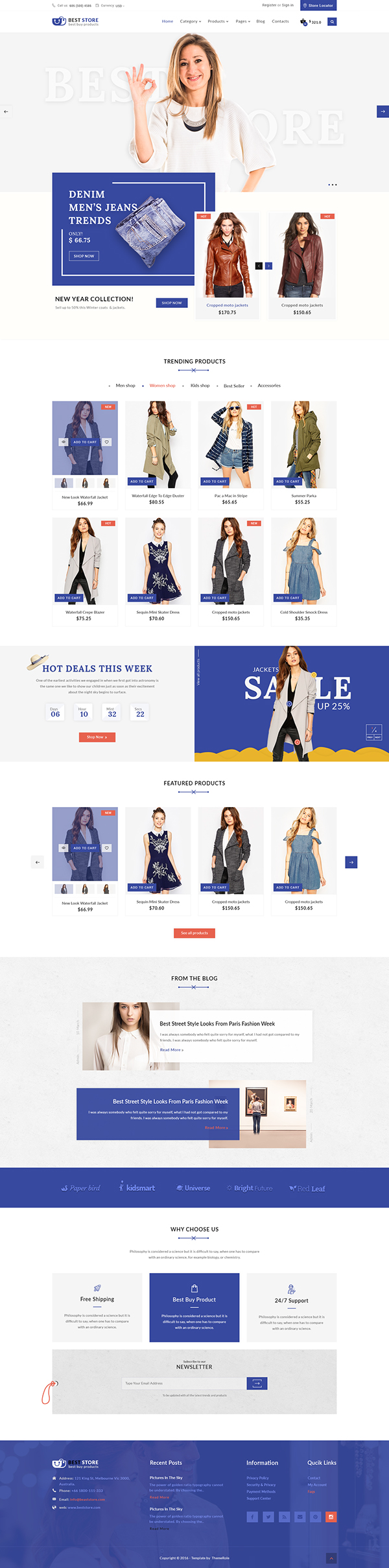 Best-Store – ecommerce PSD template! on Behance