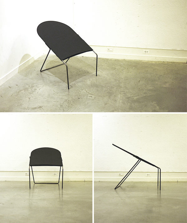 Sink sfumato chair furniture matthew lim risd fabric spandex Polyester stretch Lounge Chair easy chair design