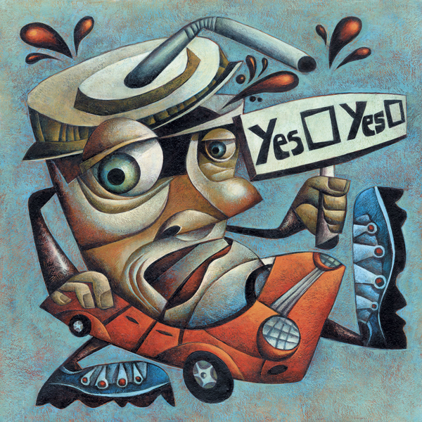 adverting  Illustration stylized automotive   acrylic texture humor concept conceptual people figure Character figurative children's book visual arts 