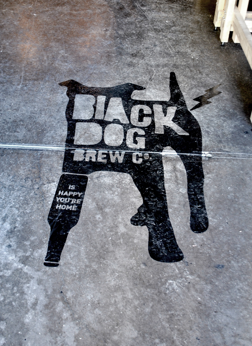 dog logo black newzealand beer brand packaginggraphics environmental Signage drink pub bar eat