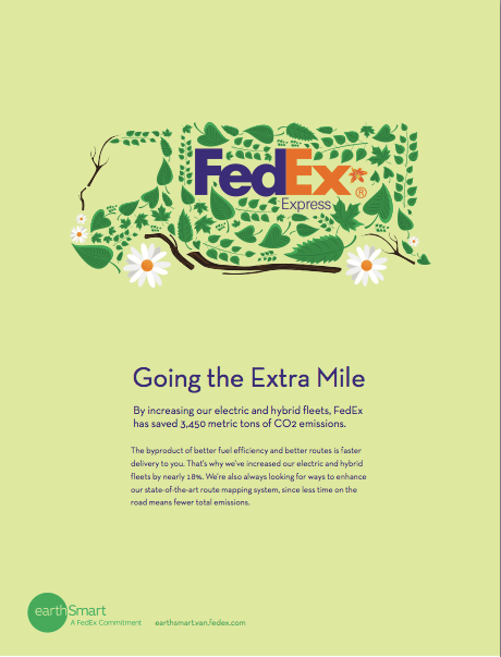 FedEx EarthSmart Campaign on Behance