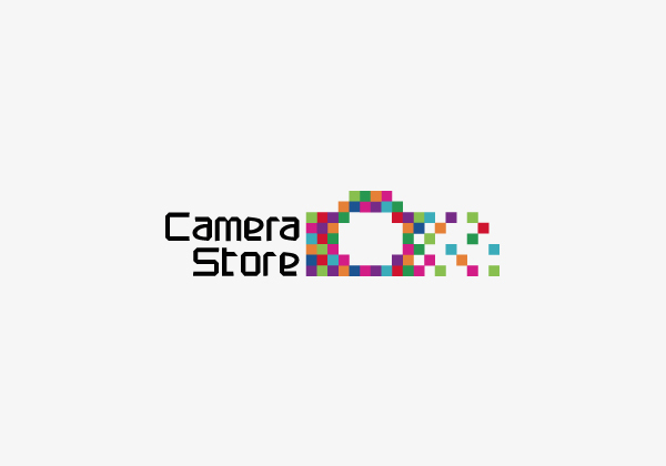 canon nikon camera Sale Store image Film Retouching slogan design identity lens