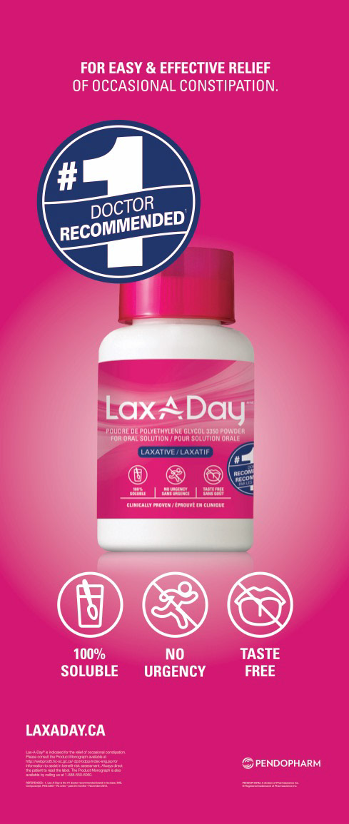 Lax-A-Day Pharmaceutical pharmacy Drug Store banners Displays labels