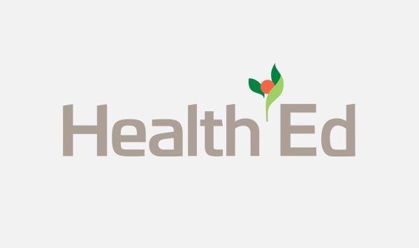 Adobe Portfolio HealthEd Health healthcare Education Corporate Identity identity Michael Molloy logo