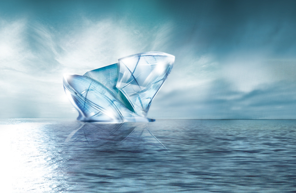 Landscape Blue Crystal Sven Sauer dubai ice