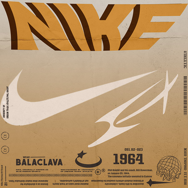 Nike Balaclava '' Day 74 ,,