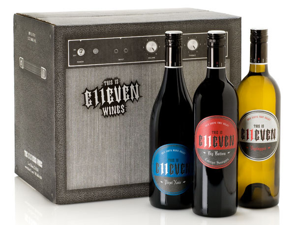 E11even Wines  wine packaging packaging design andrew murray