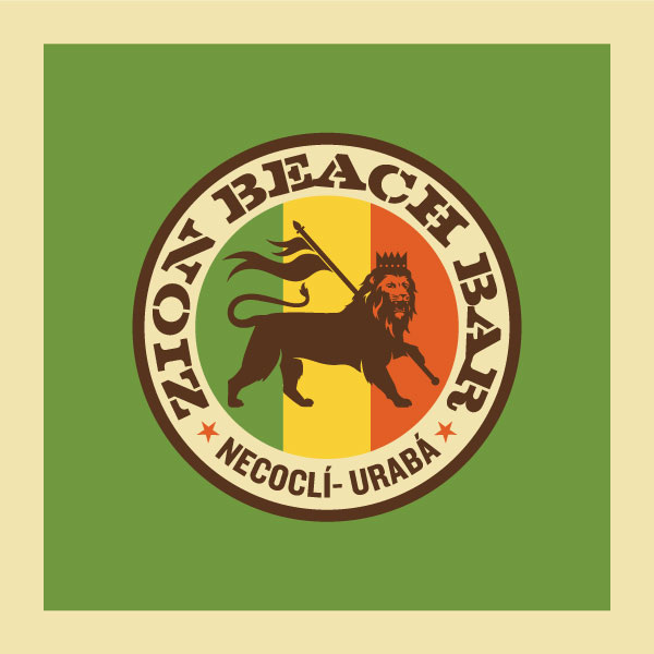 reggae beach bar lion Bob Marley roots rasta cannabis flag