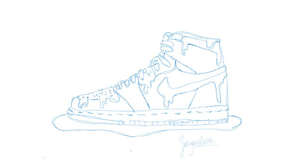 Ilustración digital | Sneaker Air Jordan