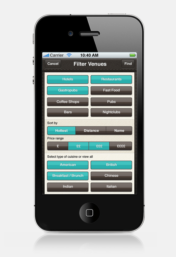 iPhone Application User Experience Design