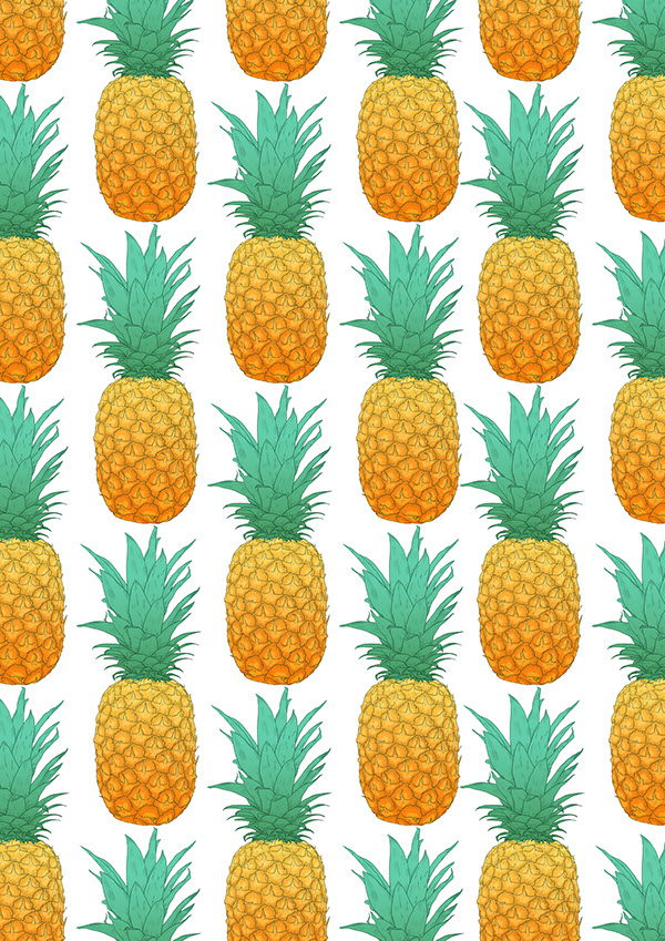 Pineapple Pattern on Behance