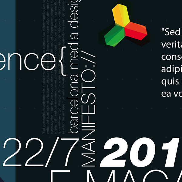 Barcelona Media Design / Design Manifesto Mockups on Behance