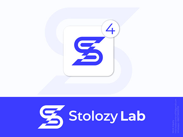 Stolozy Lab, (Letter S) Letter Logo Design Concept