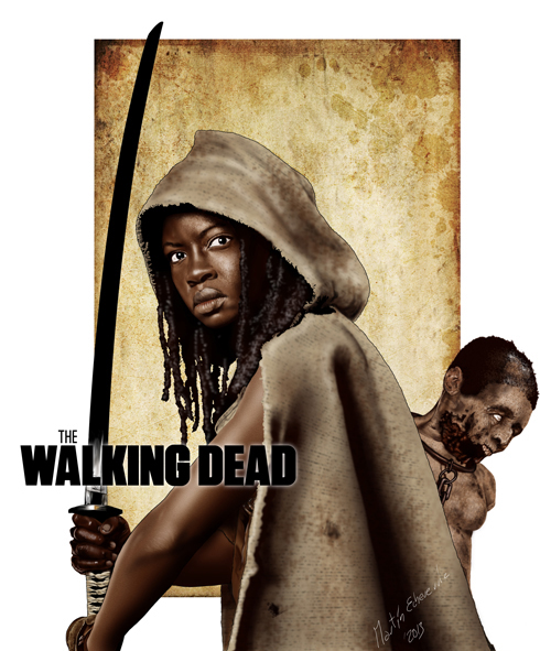 The Walking Dead Michonne on Behance