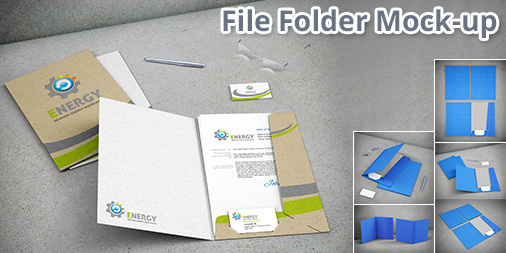 Mockup mock-up File folder document folder file folder mock-up Stationery branding mock-up