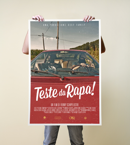 poster movie shooting alfa romeo car red tshirt zerotreseidue