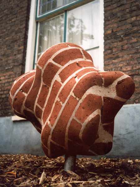 Zagara bricks sculpture dutch concepts Context related art Dutch design durable Sustainable art figurative abstract Realism contemporary