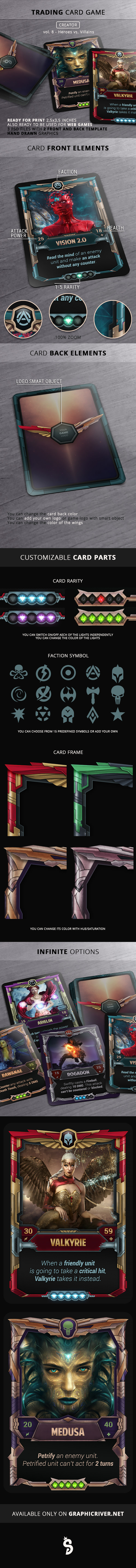 card template ccg tcg tcg template trading card game