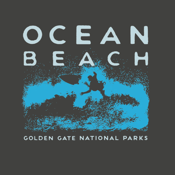 ocean beach pacific Lands End California san francisco blue grey gray surfing golden gate national parks