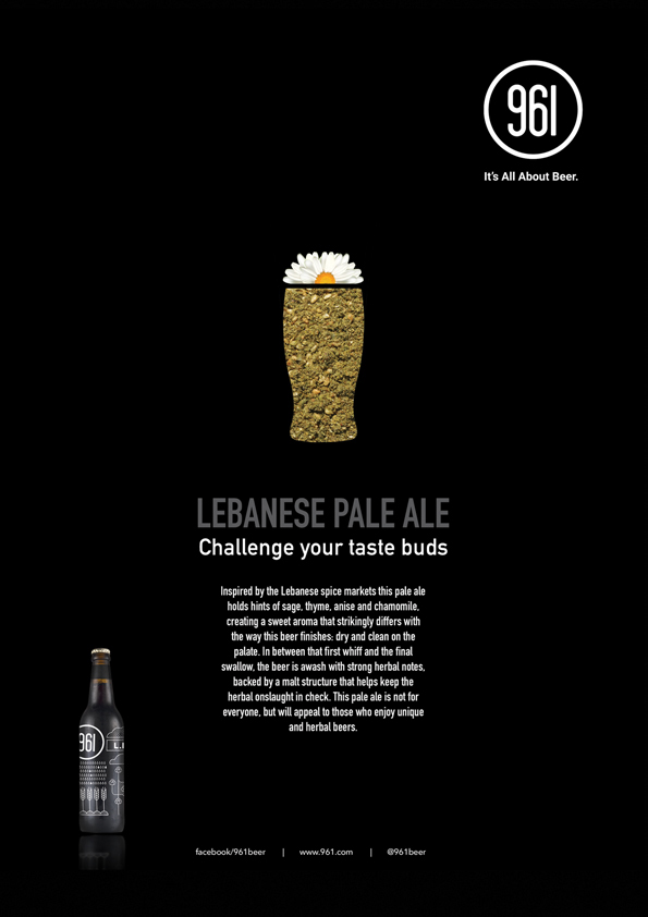 craft beer Press ads 961 beer beer unipole communication campaign lebanon