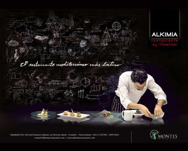 alkimia restaurant brand quito Ecuador
