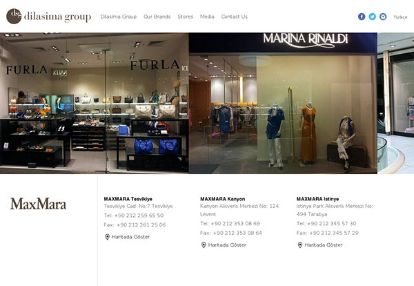Webdesign  corporate boutique
