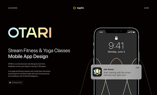 Otari | Fitness & Yoga Mobile App