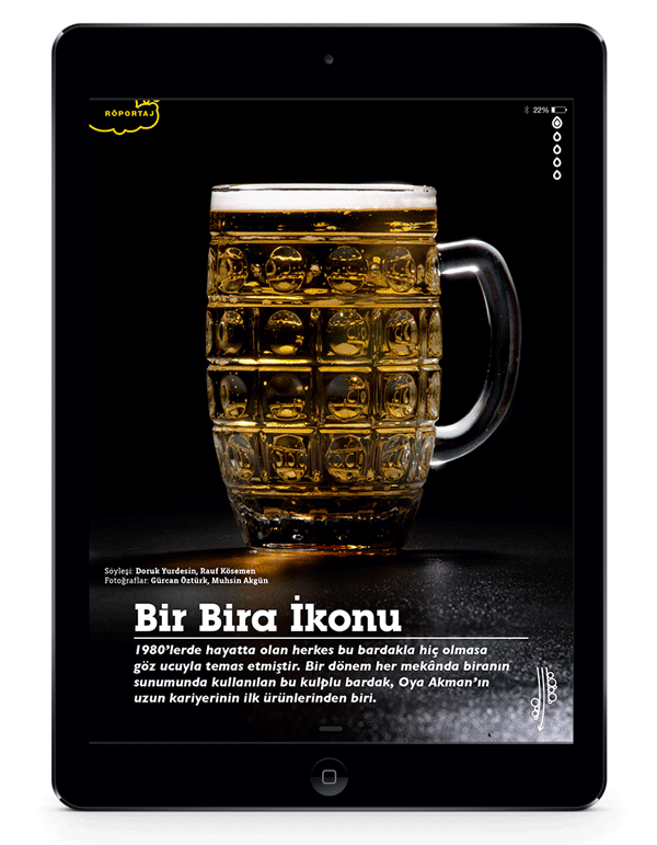 beer iPad magazine interactive b:ra Entertainment beverage efes pilsen