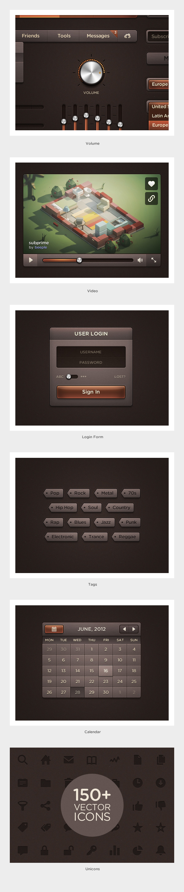 user interface icons Web design UI ui kit