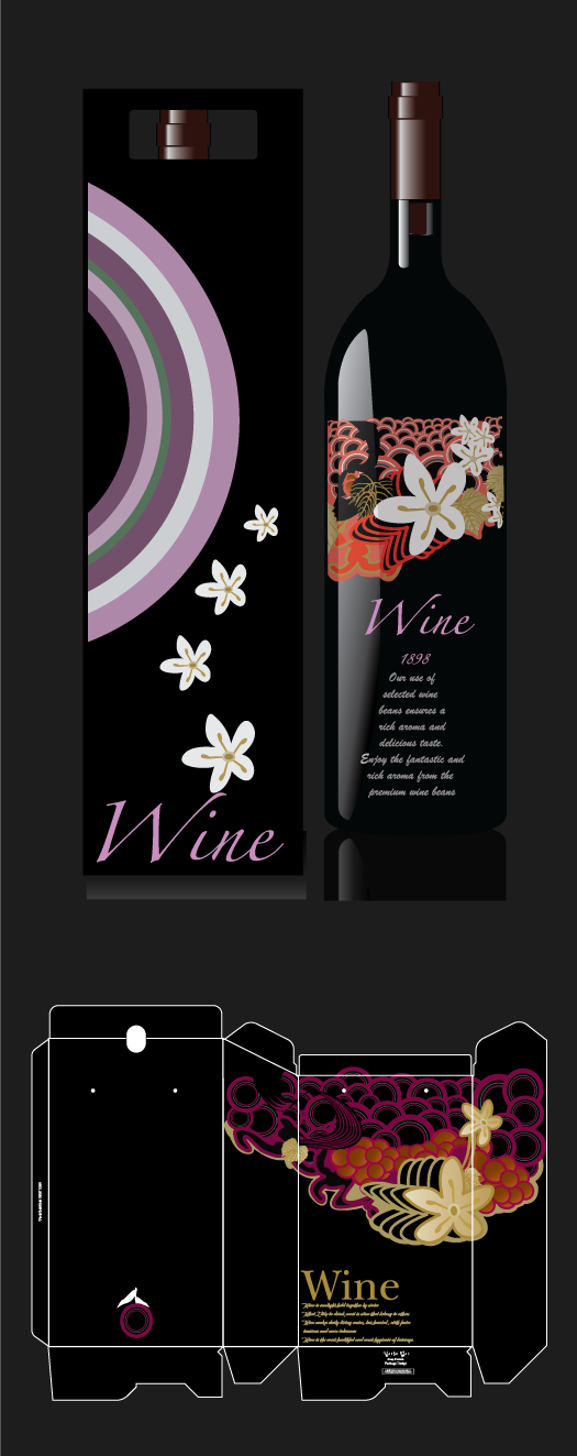 wine package graphic