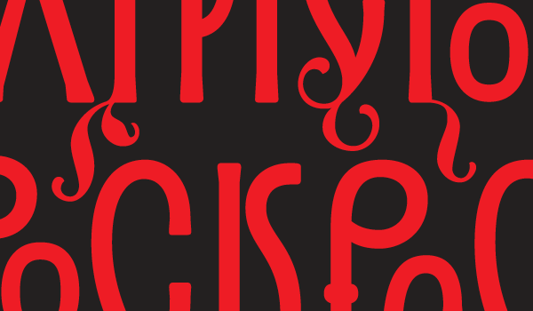 lettering Cyrillic Ligatures ornament type letters cover omtype Experimental Typography graphic