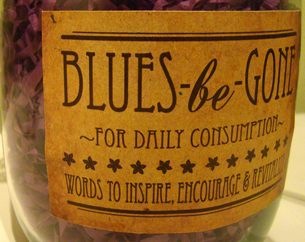Quotes inspiration sayings print cards blues mason jar purple gift