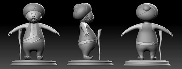 Traditional Turkish Character Cartoon Modelling on Behance