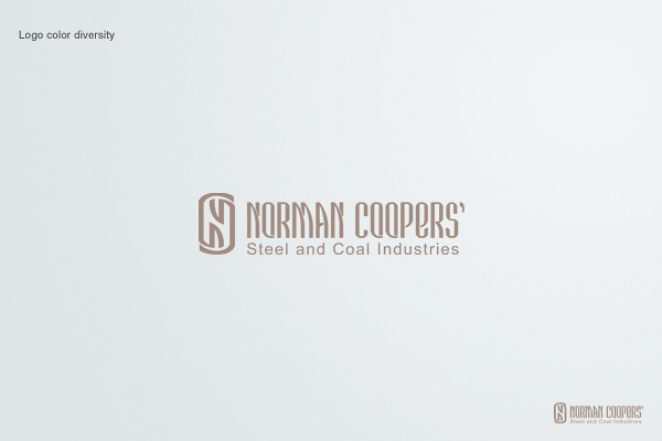 norman Coopers steel Industries Industrial Brand brand kormilitsyn alexander kormilitsyn steel and coal coal identity Brand Development