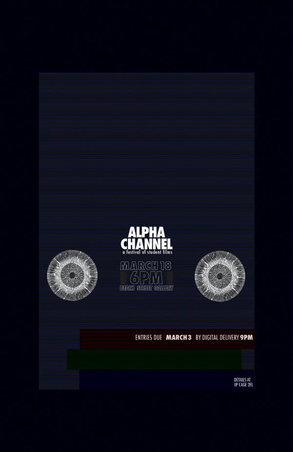 film festival alpha channel poster Event Poster