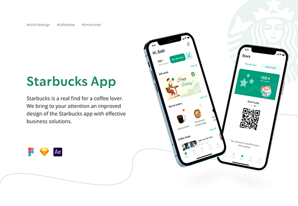 Starbucks app | UX/UI Concept redesign