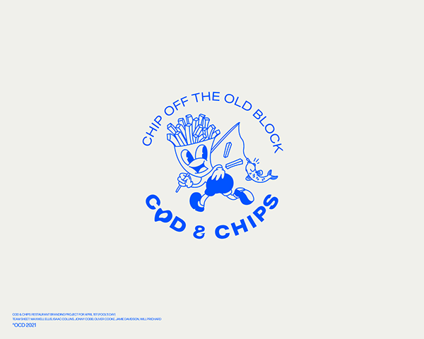 Cod & chips - Visual identity (1 day project)