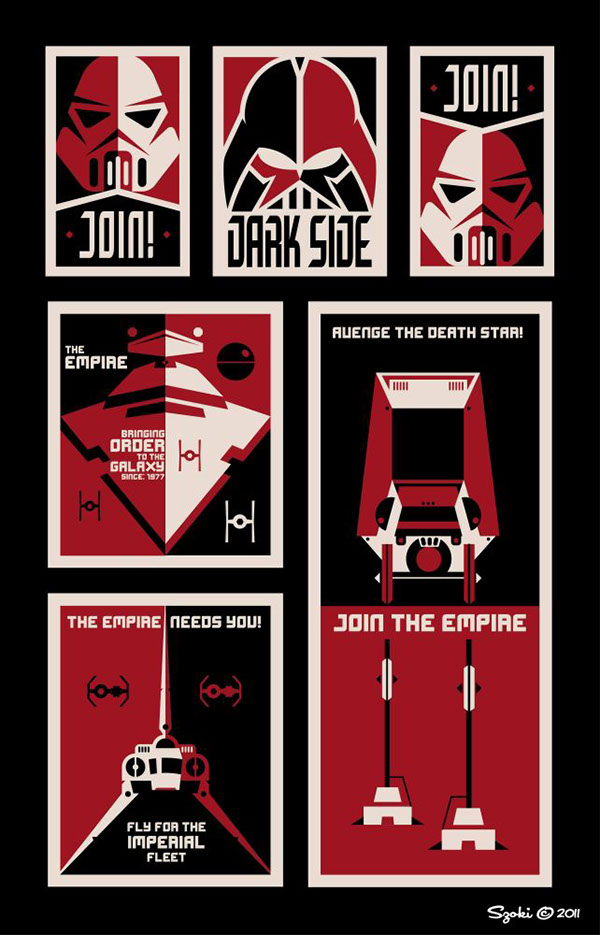 Star Wars The Empire Needs You Propoganda Poster 