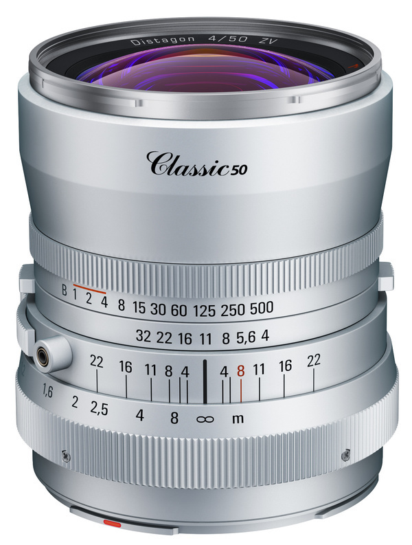 carl Zeiss 50mm Middle Format lens photo Render vray