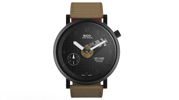 watch design MIDO mechanical watch cafe racer black steel strenght feelings