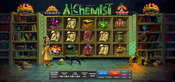игровой автомат the alchemist guide